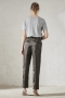 Luisa Cerano T-SHIRT MET PRINT light grey melange Bij Marja Lamme Fashion Amsterdam