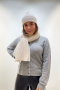Allude 100% cashmere scarf - off-white bij Marja Lamme Fashion Amsterdam!