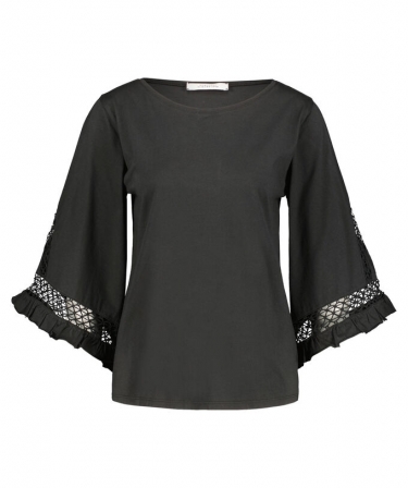 Dorothee Schumacher CASUAL STATEMENT shirt 3/4 - pure black 