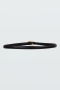 Dorothee Schumacher DESERT VIBES SKINNY BELT - pure black bij Marja Lamme Fashion Amsterdam!