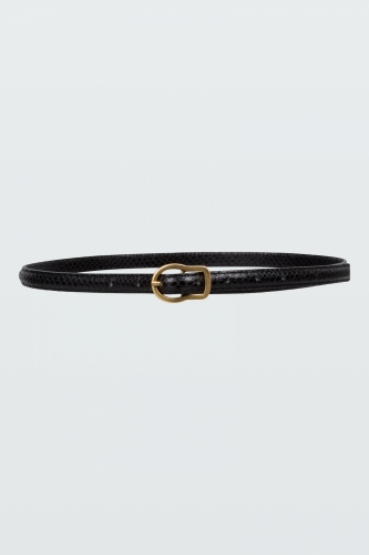 Dorothee Schumacher DESERT VIBES SKINNY BELT - pure black 