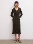 By Malene Birger Bhesa ribbed top - hunt 