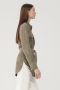 Luisa Cerano SUEDE SHIRT sage bij Marja Lamme Fashion Amsterdam!