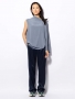 Ahlvar Gallery AVA TROUSERS blue grey 