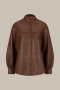 Windsor Lamb Nappa Leather Blouse - copper bij Marja Lamme Fashion Amsterdam!