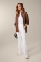 Windsor Lamb Nappa Leather Blouse - copper bij Marja Lamme Fashion Amsterdam!