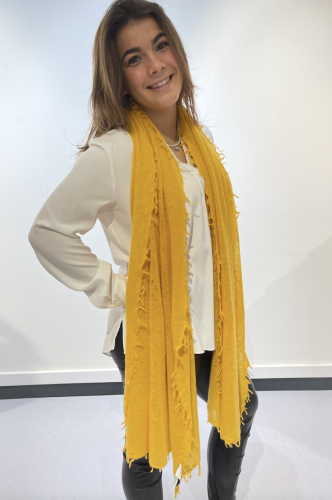 Herzens Angelegenheit shawl pineapple yellow 