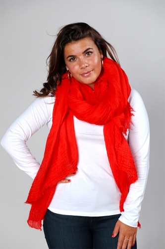 Herzens Angelegenheit shawl rood 