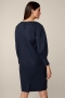 Windsor Cotton Stretch Dress - navy bij Marja Lamme Fashion Amsterdam!