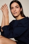 Windsor Cotton Stretch Dress - navy bij Marja Lamme Fashion Amsterdam!