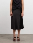 Ahlvar Gallery Hana satin skirt black 