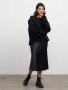 Ahlvar Gallery Hana satin skirt black bij Marja Lamme Fashion Amsterdam!