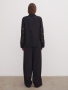 By Malene Birger Carmamilla cotton-blend blouse black bij Marja Lamme Fashion Amsterdam!