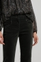 Luisa Cerano High-stretch velvet denim Greenish grey bij Marja Lamme Fashion Amsterdam!