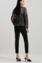 Luisa Cerano High-stretch velvet denim Greenish grey bij Marja Lamme Fashion Amsterdam!
