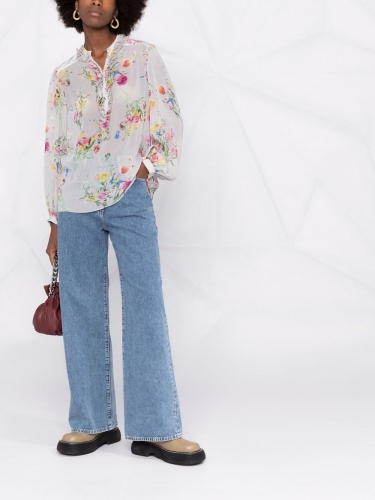 Dorothee Schumacher Blouse colorful flowers 