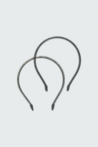Dorothee Schumacher headband shiny dark grey 