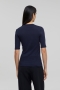 Closed Crewneck shortsleeve dark night bij Marja Lamme Fashion Amsterdam!