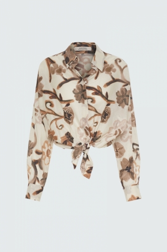 Dorothee Schumacher Summer touch blouse - Brown flowers 