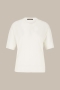 Windsor T-shirt open white bij Marja Lamme Fashion Amsterdam!