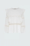 Dorothee Schumacher Lace lines blouse - camellia white