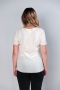 by basics T-shirt r/neck raw white 