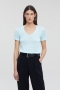 Closed V-neck Aquamarine 