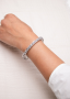 Sarah Lou BYZANTINE bracelet rhodium 