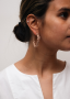 Sarah Lou BYZANTINE earrings big rose goud 