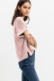 Luisa Cerano blouse shirt soft mauve bij Marja Lamme Fashion Amsterdam!