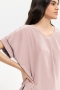 Luisa Cerano blouse shirt soft mauve bij Marja Lamme Fashion Amsterdam!