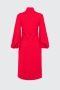 Dorothee Schumacher Emotional essence dress deep red bij Marja Lamme Fashion Amsterdam!