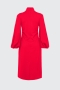 Dorothee Schumacher Emotional essence dress deep red bij Marja Lamme Fashion Amsterdam!
