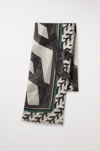 Luisa Cerano Sjaal multi color 