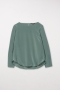 Luisa Cerano langarmen shirt smaragd 