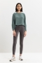 Luisa Cerano langarmen shirt smaragd 