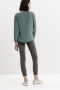 Luisa Cerano skinny velvet denim grey taupe bij Marja Lamme Fashion Amsterdam!