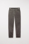 Luisa Cerano skinny velvet denim grey taupe bij Marja Lamme Fashion Amsterdam!