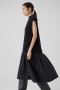 Closed poplin knit dress black bij Marja Lamme Fashion Amsterdam!