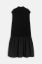 Closed poplin knit dress black bij Marja Lamme Fashion Amsterdam!
