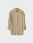 DAY Birger et Mikkelsen Mateo modern drape light khaki beige bij Marja Lamme Fashion Amsterdam!