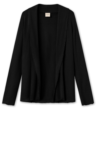 by basics short cardigan black 
