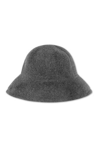 by basics mushroom hat Anthrasite melange 