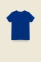 Dorothee Schumacher TOGETHERNESS o-neck blue white mix bij Marja Lamme Fashion Amsterdam!