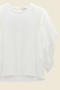 Dorothee Schumacher SENSUAL SOPHISTICATION o-neck camellia white bij Marja Lamme Fashion Amsterdam!