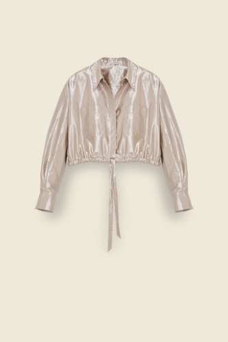 Dorothee Schumacher SHIMMERING EASE blouse shiny white  
