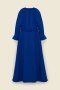 Dorothee Schumacher SUMMER CRUISE dress royal blue bij Marja Lamme fashion Amsterdam!
