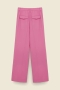 Dorothee Schumacher STRIKING LIGHTNESS pants adored pink bij Marja Lamme fashion Amsterdam!