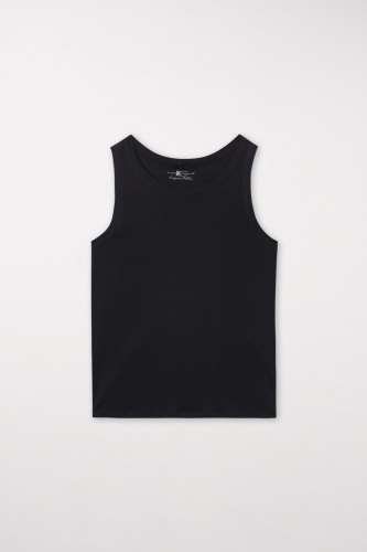 Luisa Cerano tanktop aus organic cotton deep black 