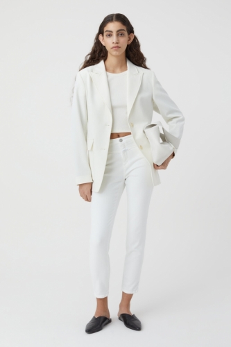 Closed Skinny pusher White 